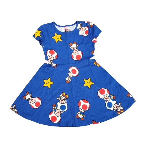 Hybrid Apparel Other - Nintendo Super Mario Toad & Friends Dress - Size Small